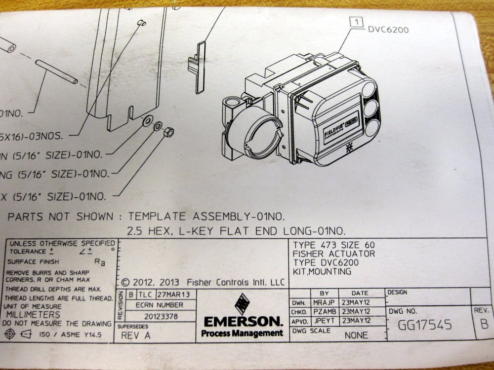 Fischer Emerson GG21430X012 Mounting Kit