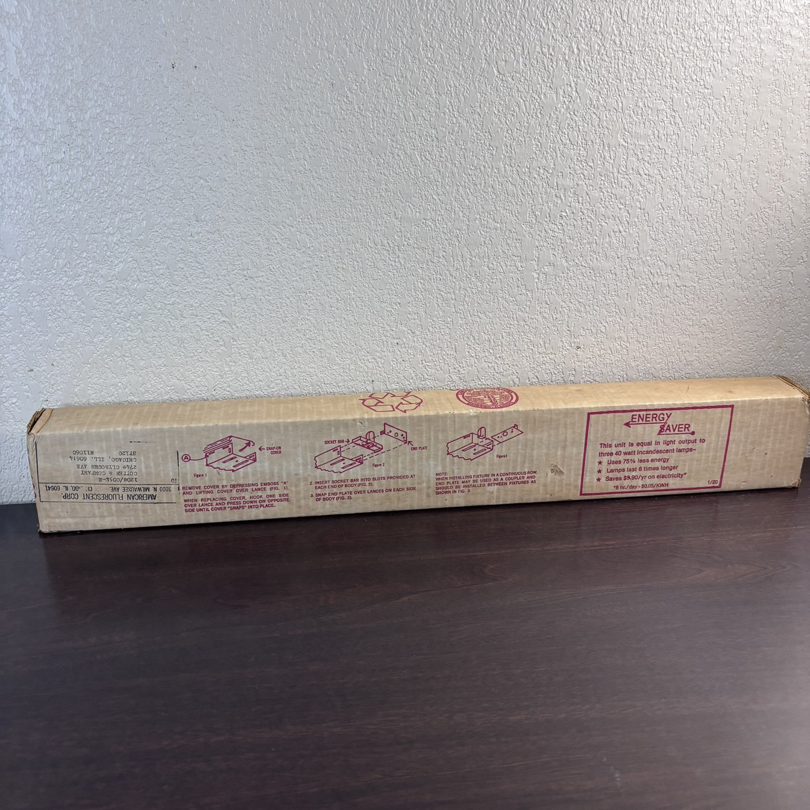 ST-120 StripLite Energy Saving Fluorescent Preheat Strip – 24″ Made in USA NOS
