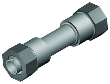 GF Central Plastics 2″ X 2″ DR 11 IPS Compression Coupling