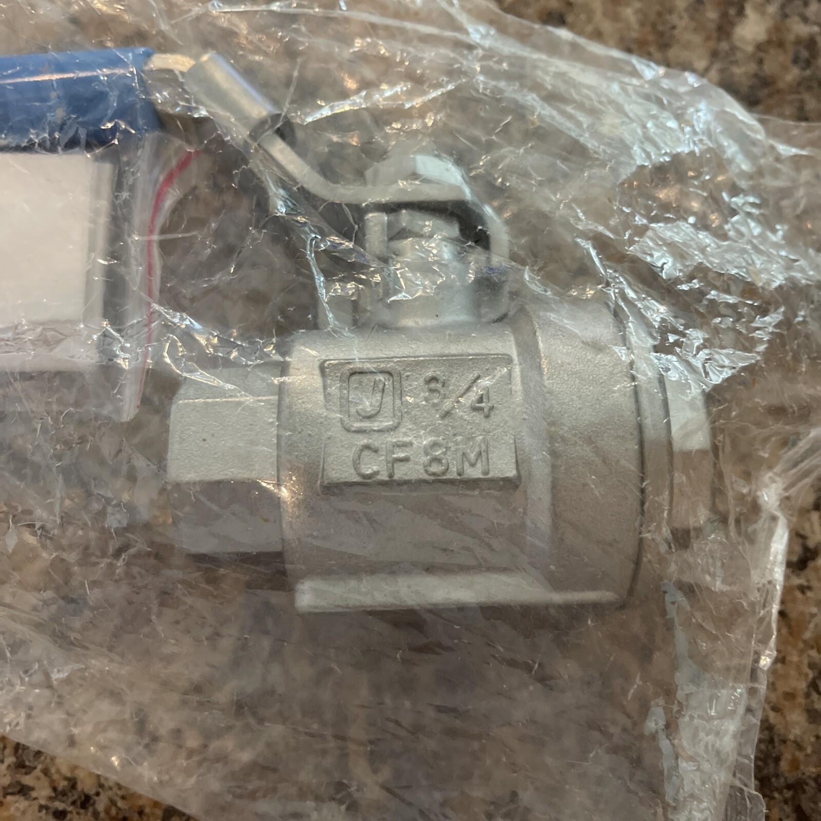 NEW In Original Package Jamesbury 3/4″ SS BALL VALVE CF8M 1000-CWP 6F3600TTB