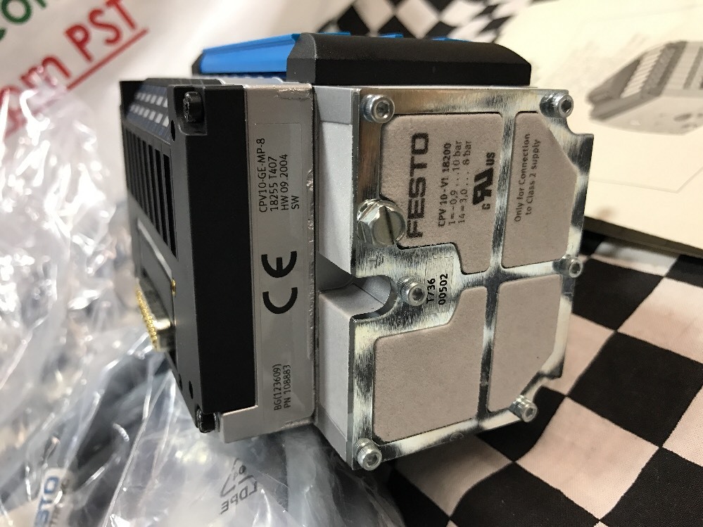 Festo VALVE CPV10-GE-MP-8, 10P-10-8C-MP-N-A-5JC2L+RHZB, 18255, 18624 SHIPSAMEDAY