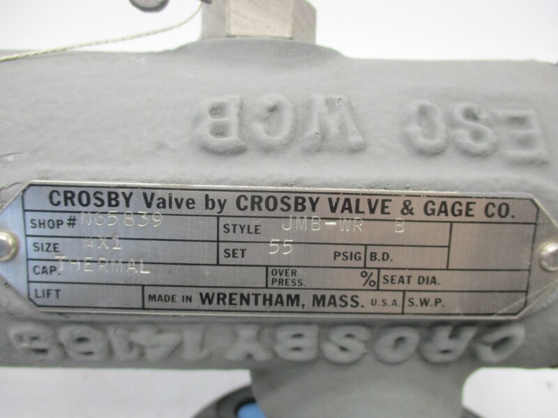 CROSBY VALVE & GAGE JMB-WRB 55PSI 3/4X1″ NSNP