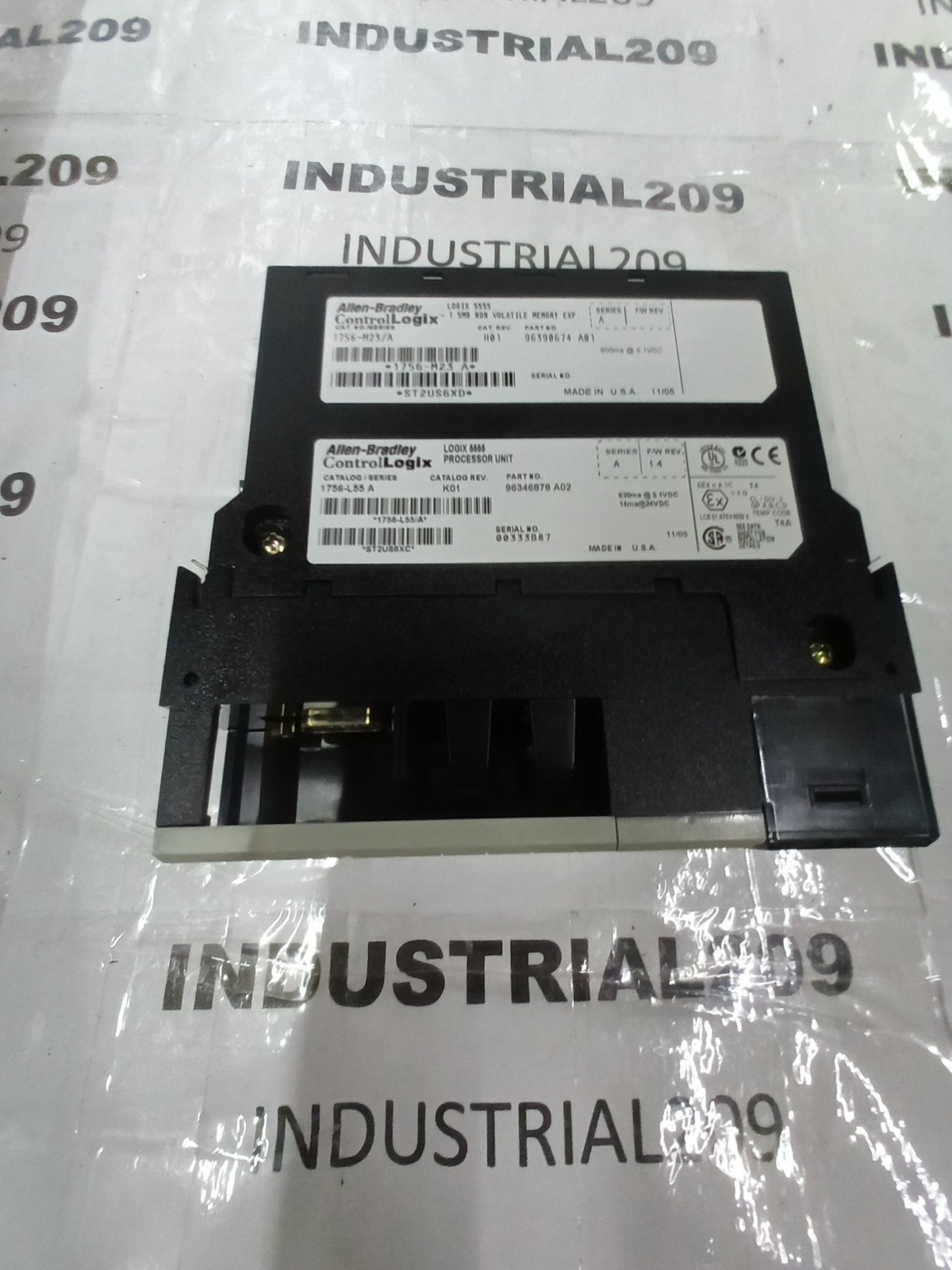 ALLEN BRADLEY PROCESSOR UNIT 1756-L55 A SERIES A