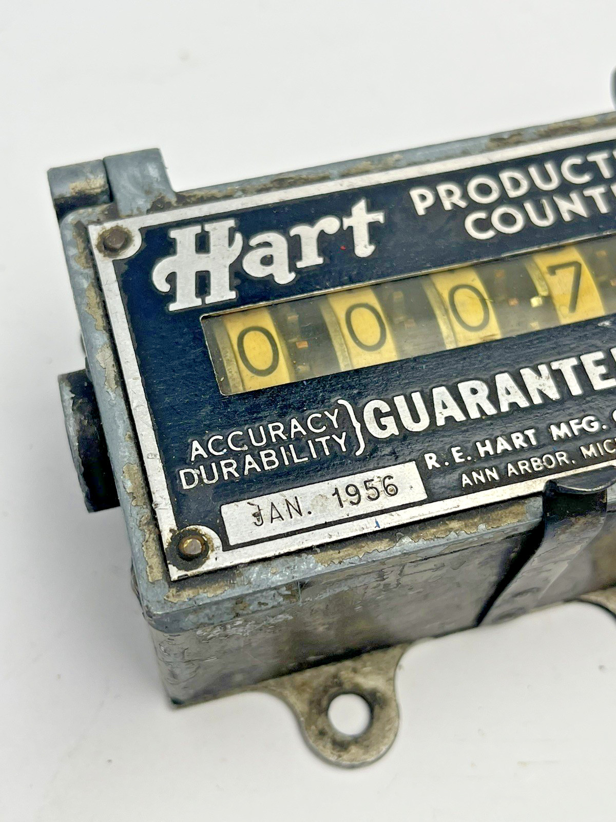 R.E. Hart MFG. CO. 1956 Mechanical Production Counter Model 5A Vintage USA