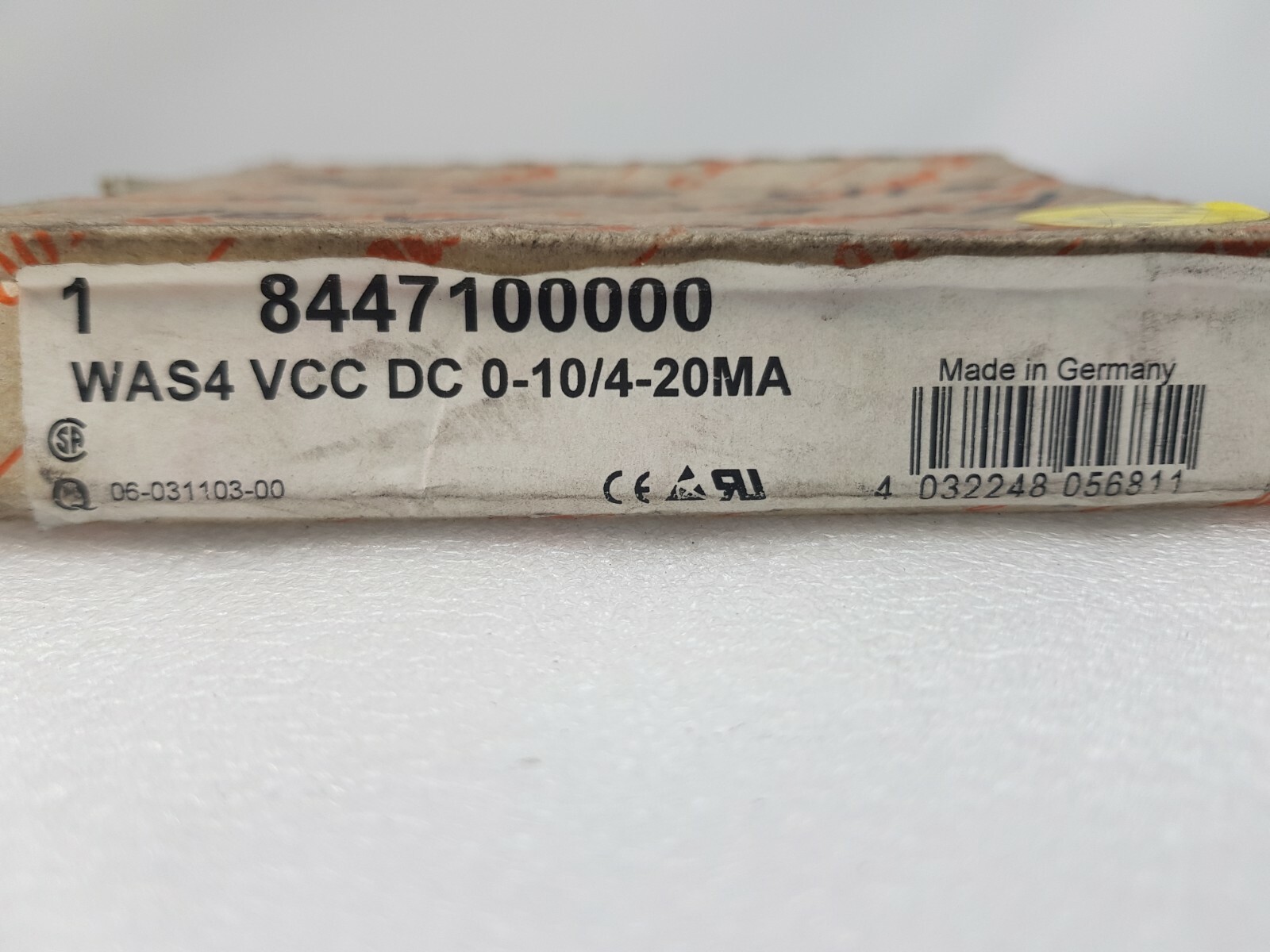 WEIDMULLER 8447100000 WAS4 VCC DC 0-10/4-20MA