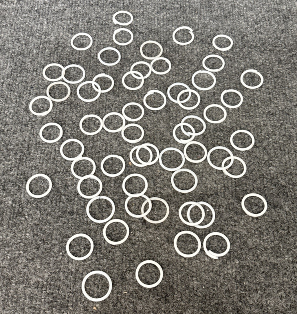 Lot Of 50 – 2103-117 PTFE Split Backup Rings Size 117 New Other