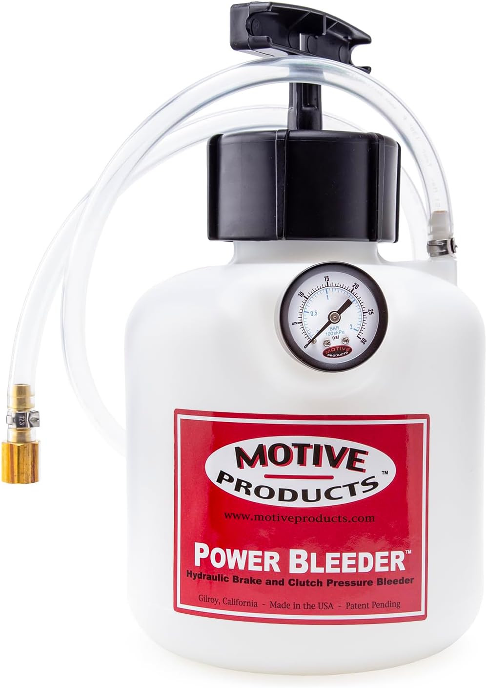 0108 Late Model GM Compatible Power Bleeder 2-Quart Tank with Hose and Adapter