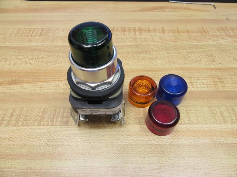Allen Bradley 800T-QBH24G Push Button 800TQBH24G Red Green Amber Blue