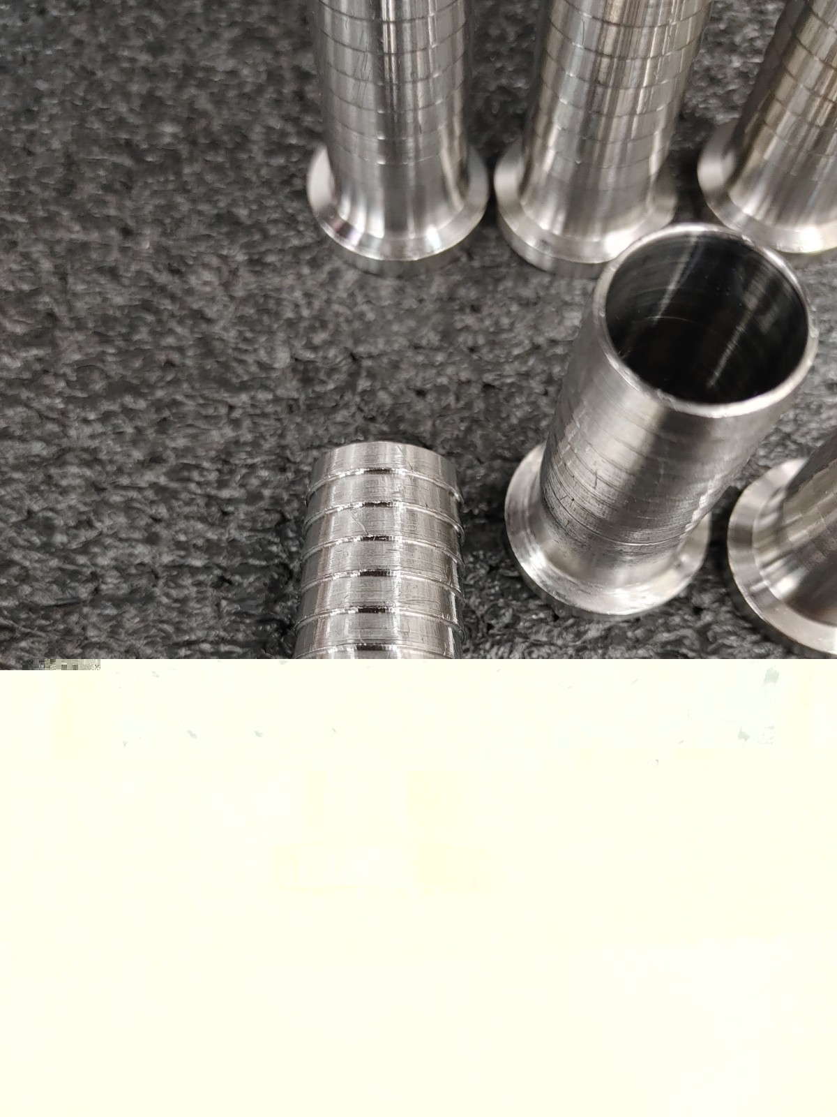 Lot of 11 Hose Barb Adapter Flange Vacuum Fittings