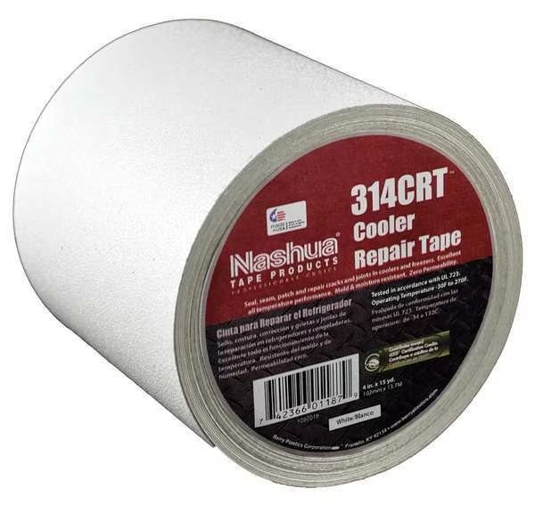 Nashua FoilTape, Aluminum, White, 15ydL,