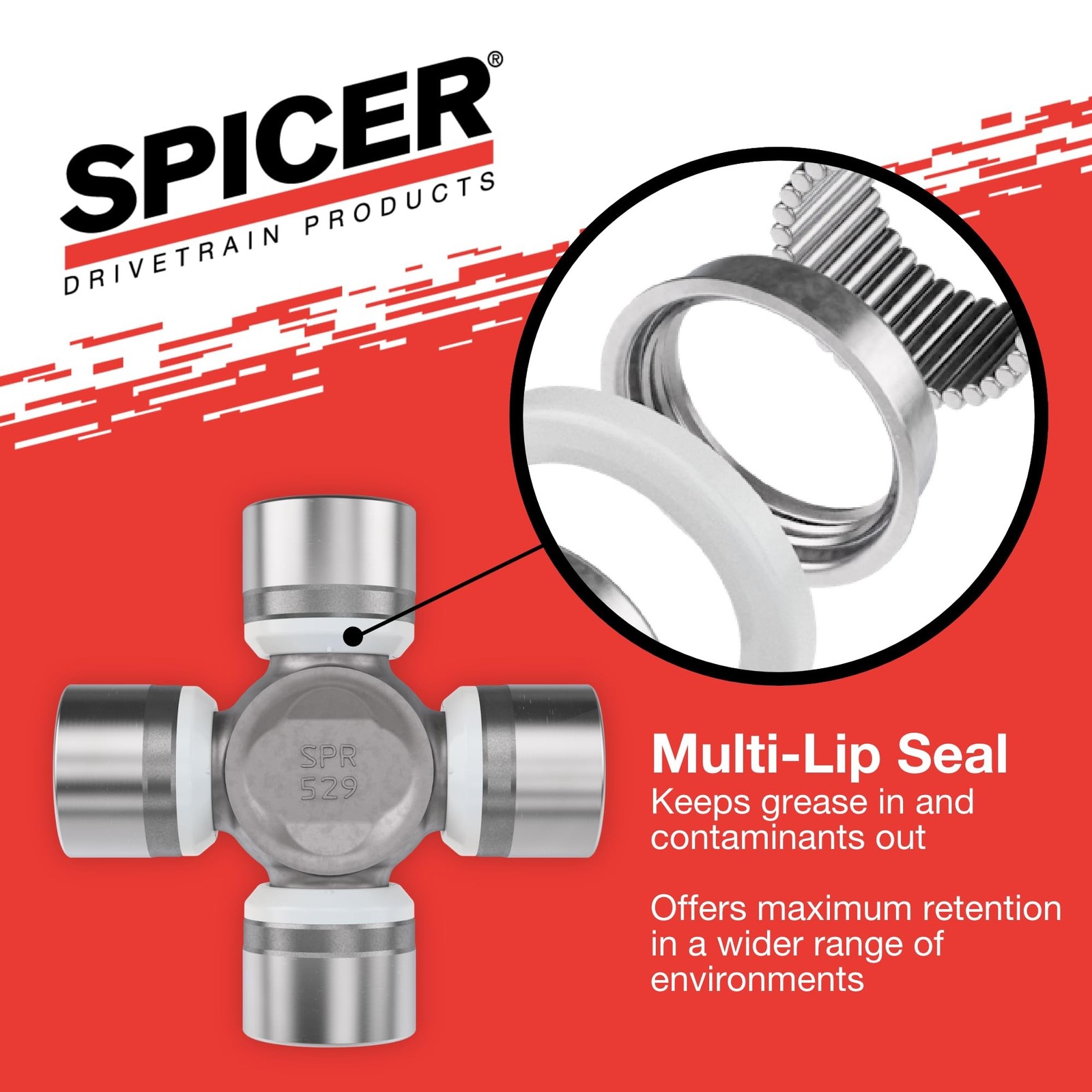 Spicer 5-7438X U-Joint Kit 1330SPEC/SPL25 Series (OSR)