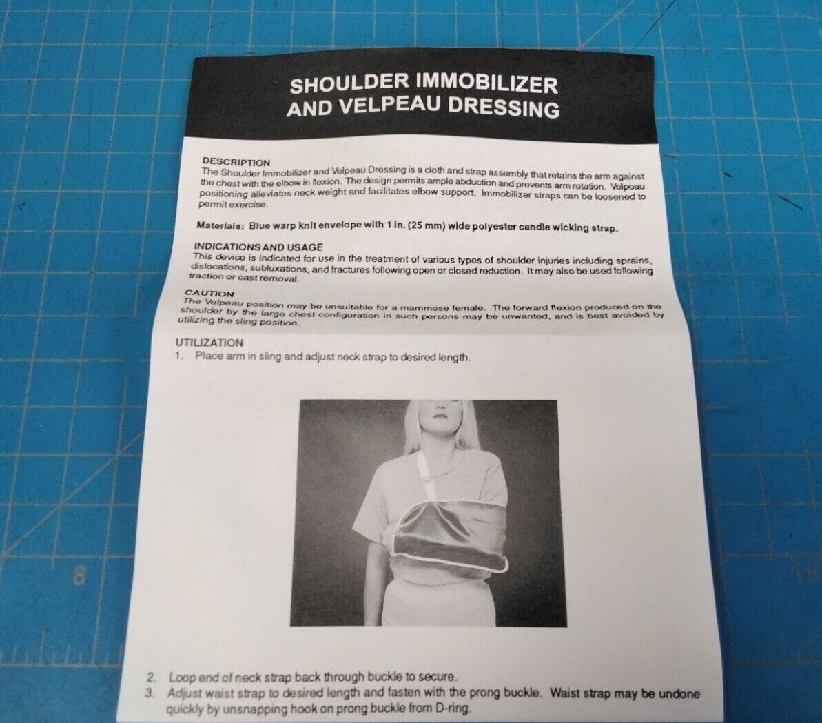 Zimmer 763-04 Shoulder Immobilizer and Velpeau Dressing X-Large