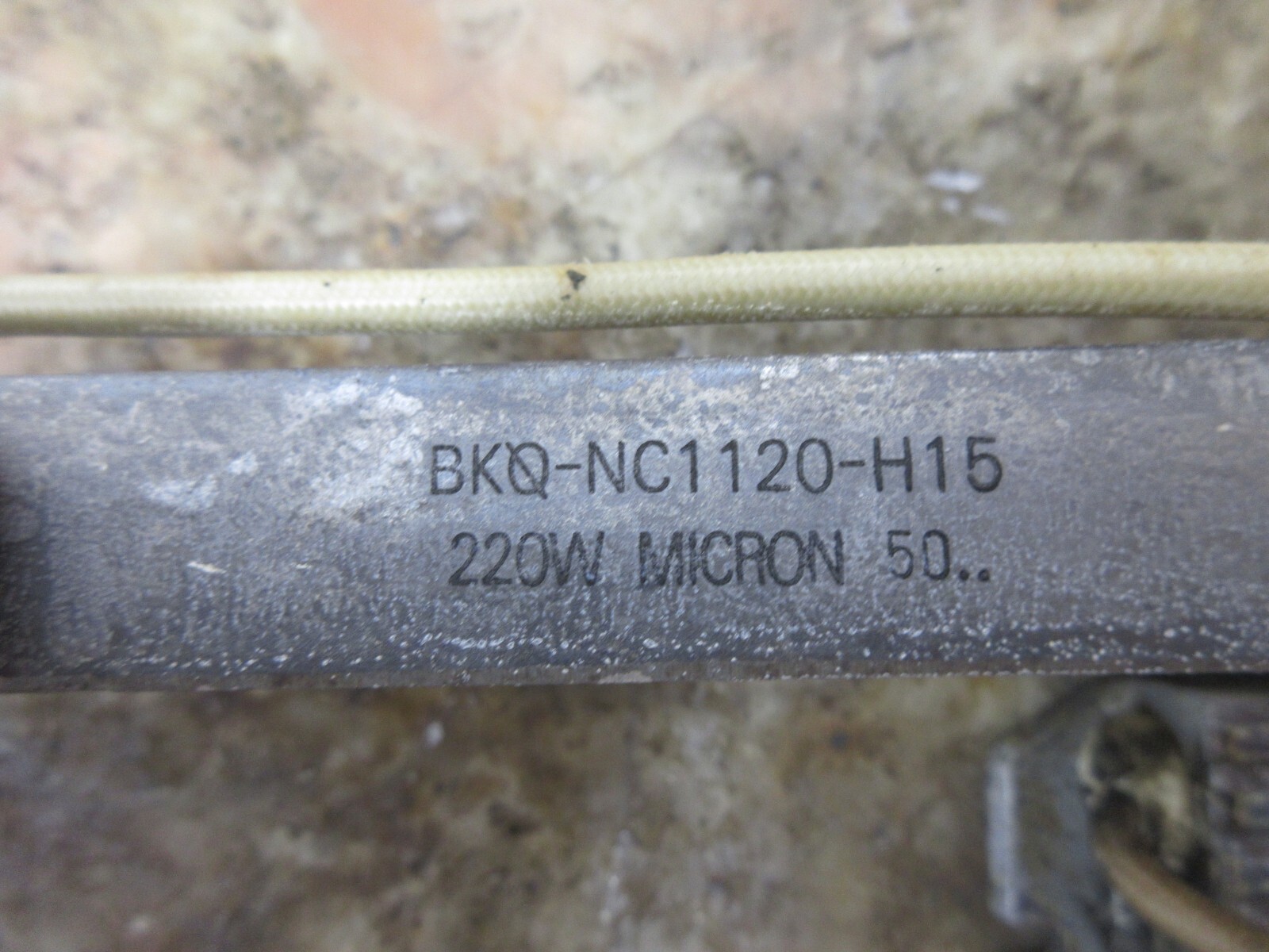 MICRON POWER BLOCK RESISTOR BKO-NC1120-H15 220W 50.. LOT OF 3 PIECES