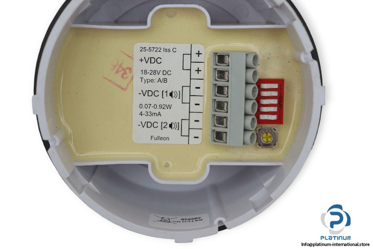 ROSHNI RO 0832-CPD-0131 FIRE ALARM_18 … 28 V DC_4 … 33 mA_0.07 … 0.92 W_103 x 93