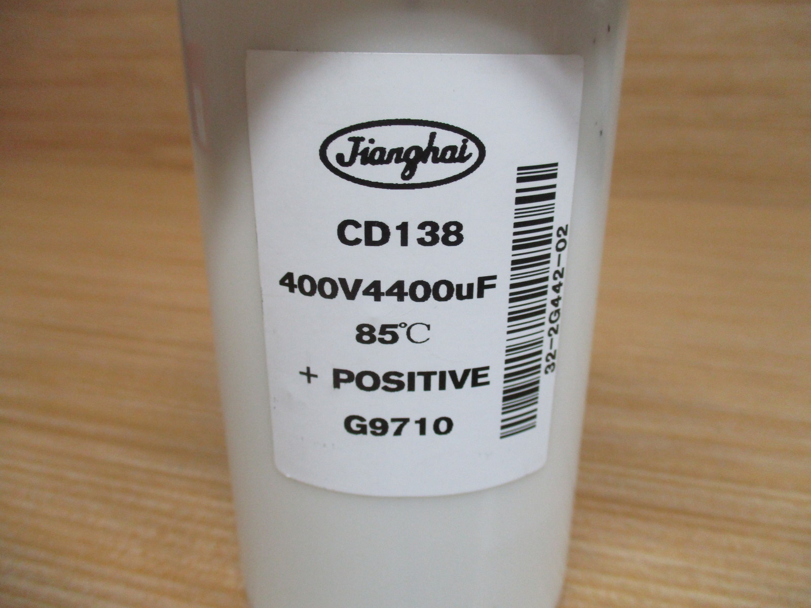 Jianghai CD138 400V 4400uF Capacitor CD138 Cracked Housing