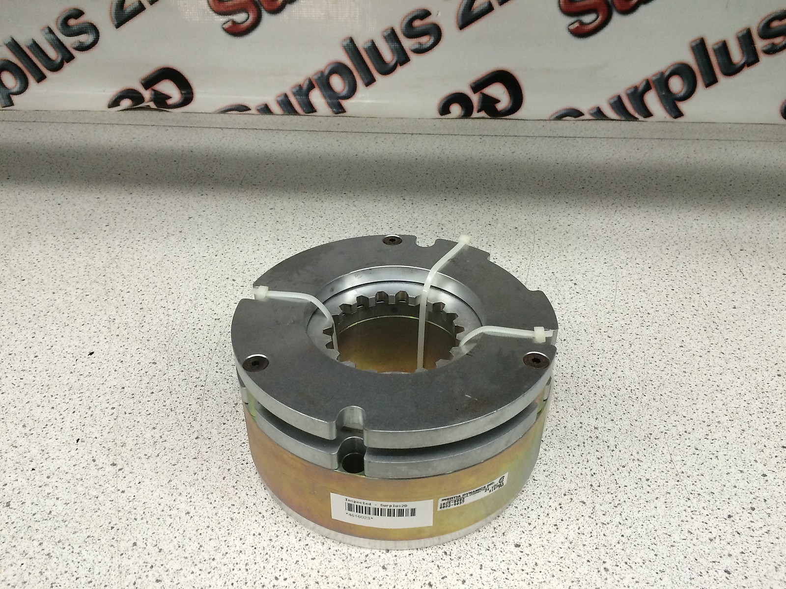 Inertia Dynamics SAB 1825 Spring Applied Brake 3 1/4 Center Diameter 7 1/8 Width