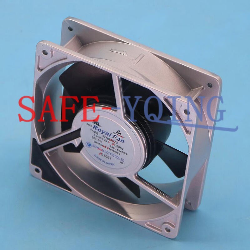 1PCS New ROYAL FAN UTHS457C Metal Cooling Fan AC 230V 20/18W