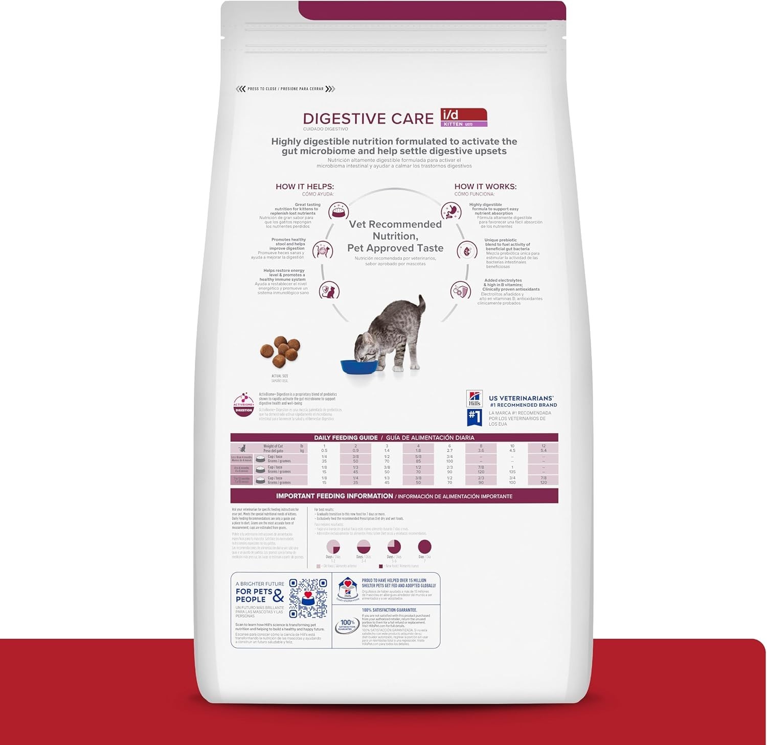Kitten Dry Cat Food, Chicken, 4 lb. Bag
