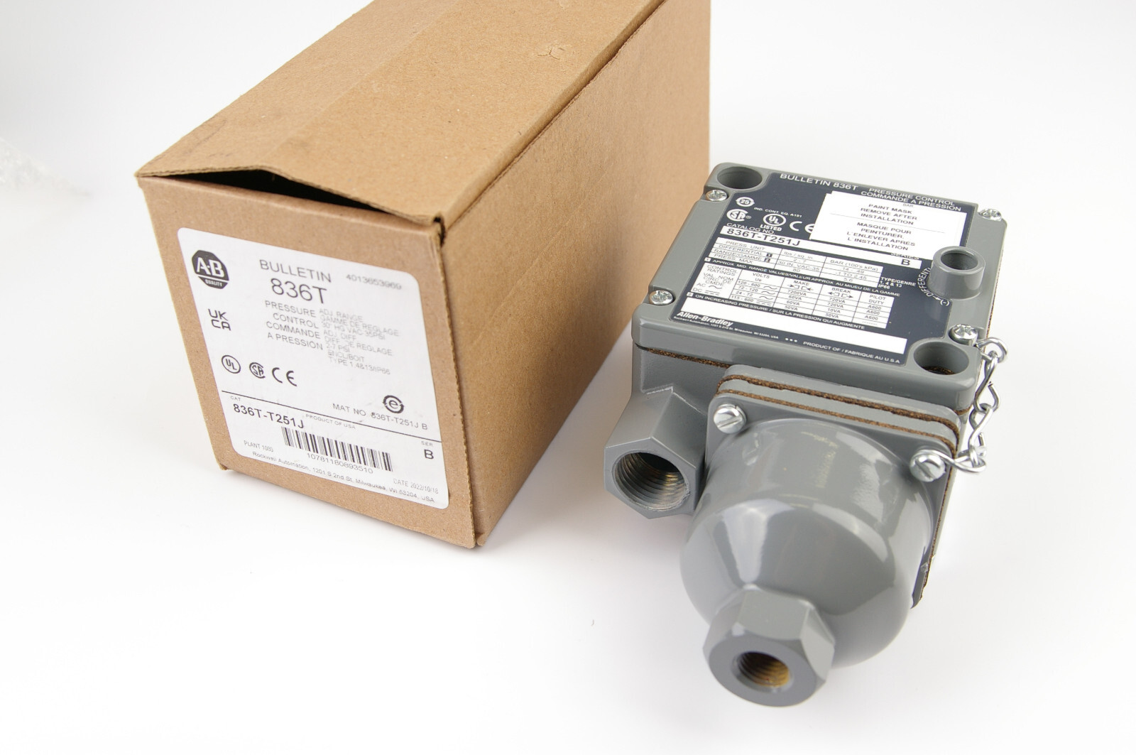 Pressure Control Allen-Bradley 836T-T251J