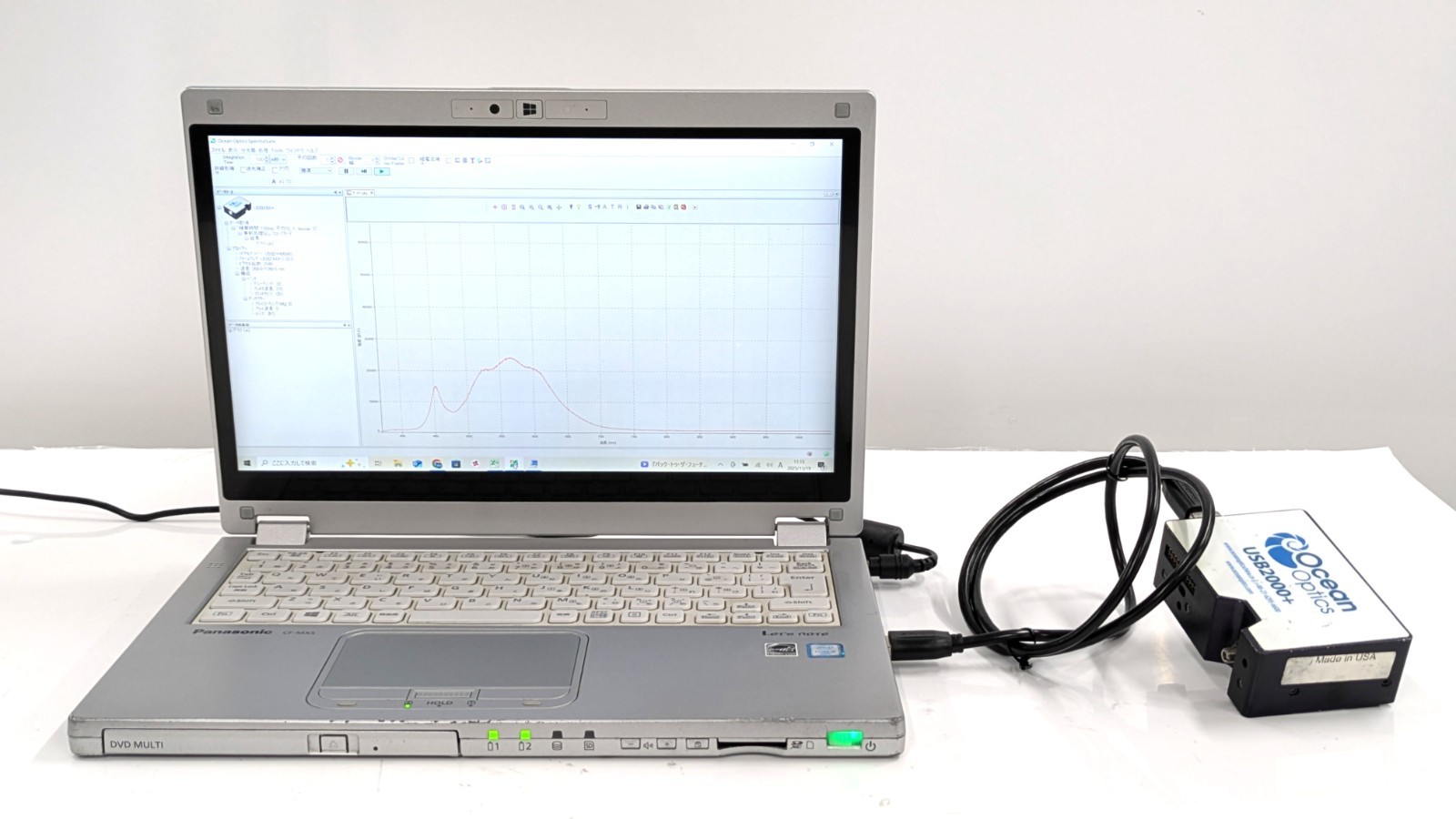 USB2000+ [Operation Tested] Multichannel Spectrometer Ocean Optics USB2+H12142