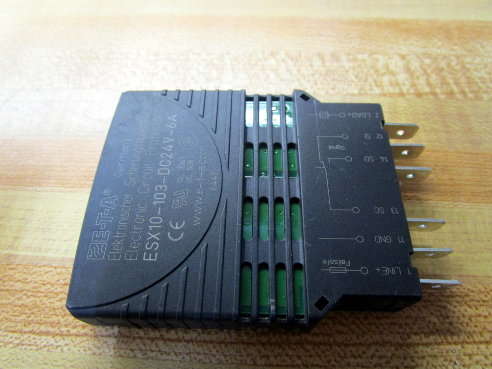 ETA ESX10-103-DC24V-6A Circuit Breaker ESX10103DC24V6A