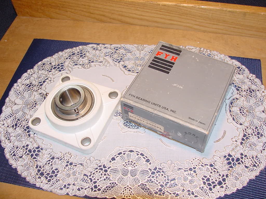 FYH UCF207-20S6PL 4-Bolt Flange Ball Bearing Unit, 1 1/4 Inch Bore, New Open Box