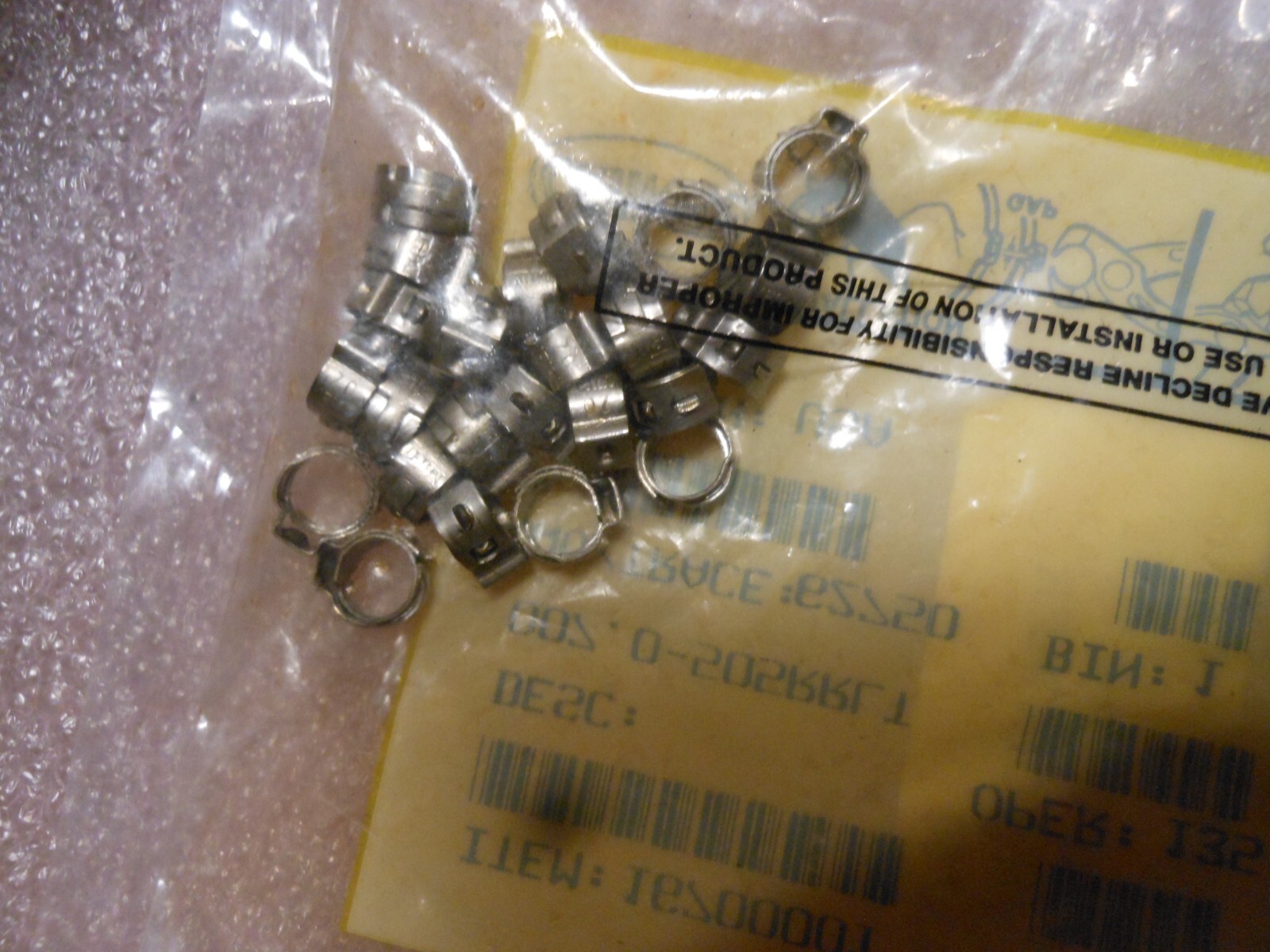 OETIKER CLAMP (LOT OF 24 PCS) PART # 52545K38