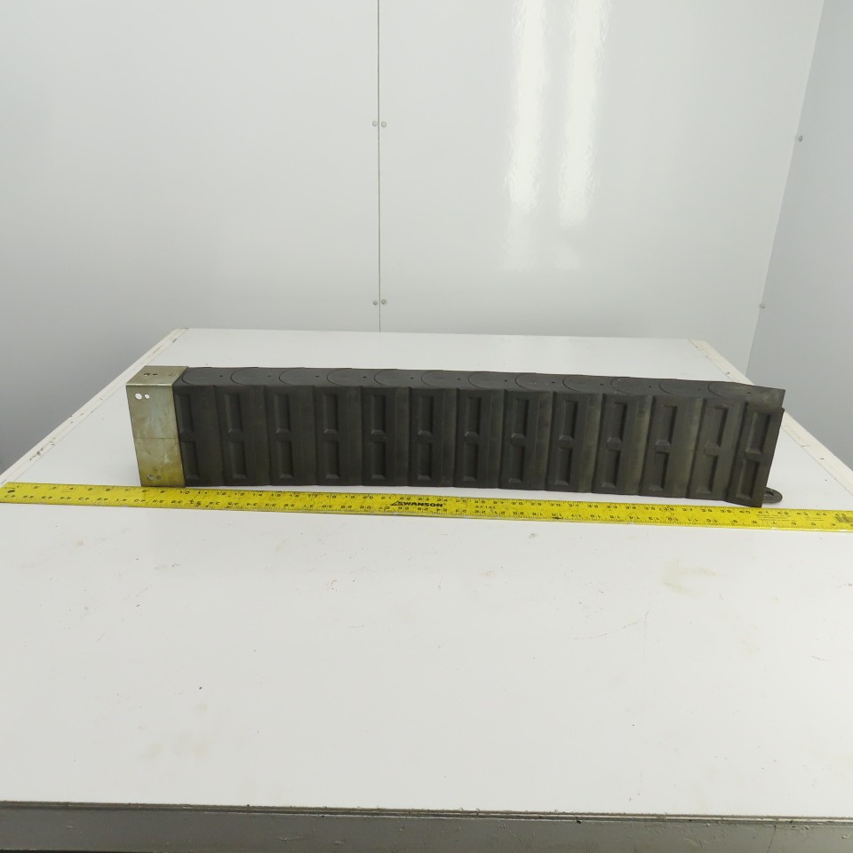Nylatube 35-1/2″ OAL Enclosed Cable Carrier Energy Chain 5-1/8″ x 2-1/4″ ID