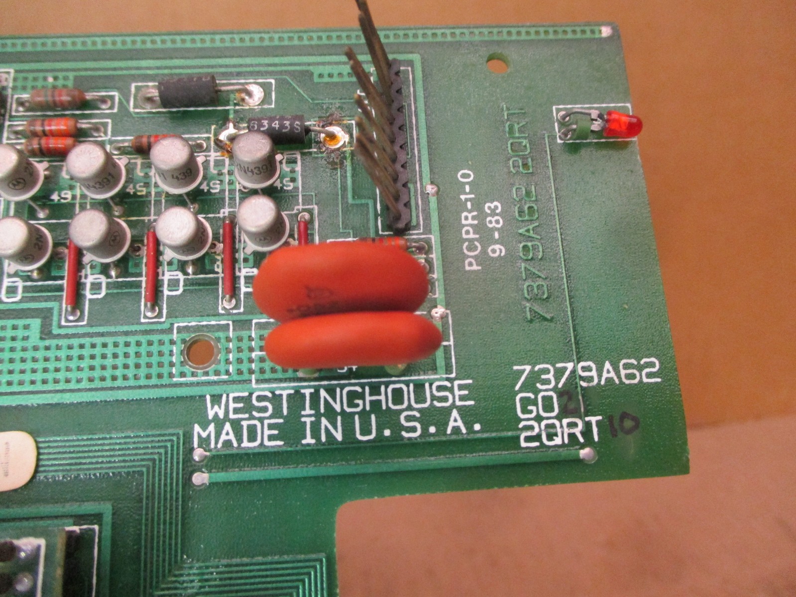 Westinghouse 7379A62 G02 2QRT10 SUB 7379A90 2FILM3 53223HI