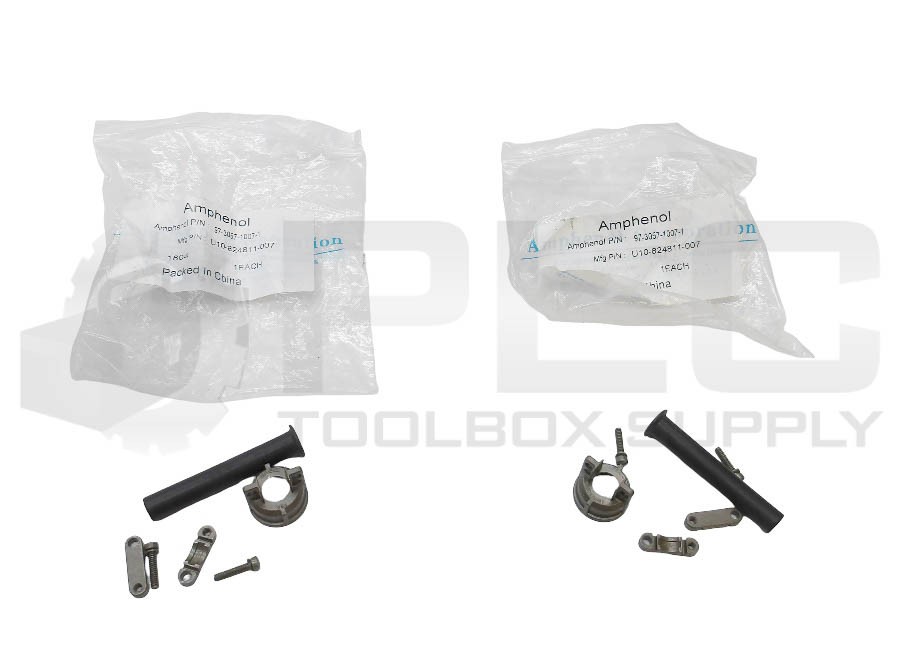 LOT OF 2 NEW AMPHENOL 97-3057-1007-1 CIRCULAR CONNECTOR U10-824811-007