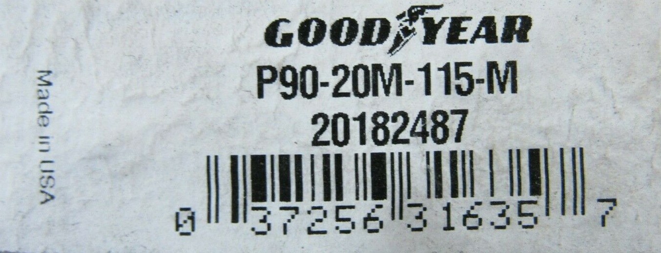 NEW GOOD YEAR P90-20M-115-M SPROCKET 20182487 P9020M115M