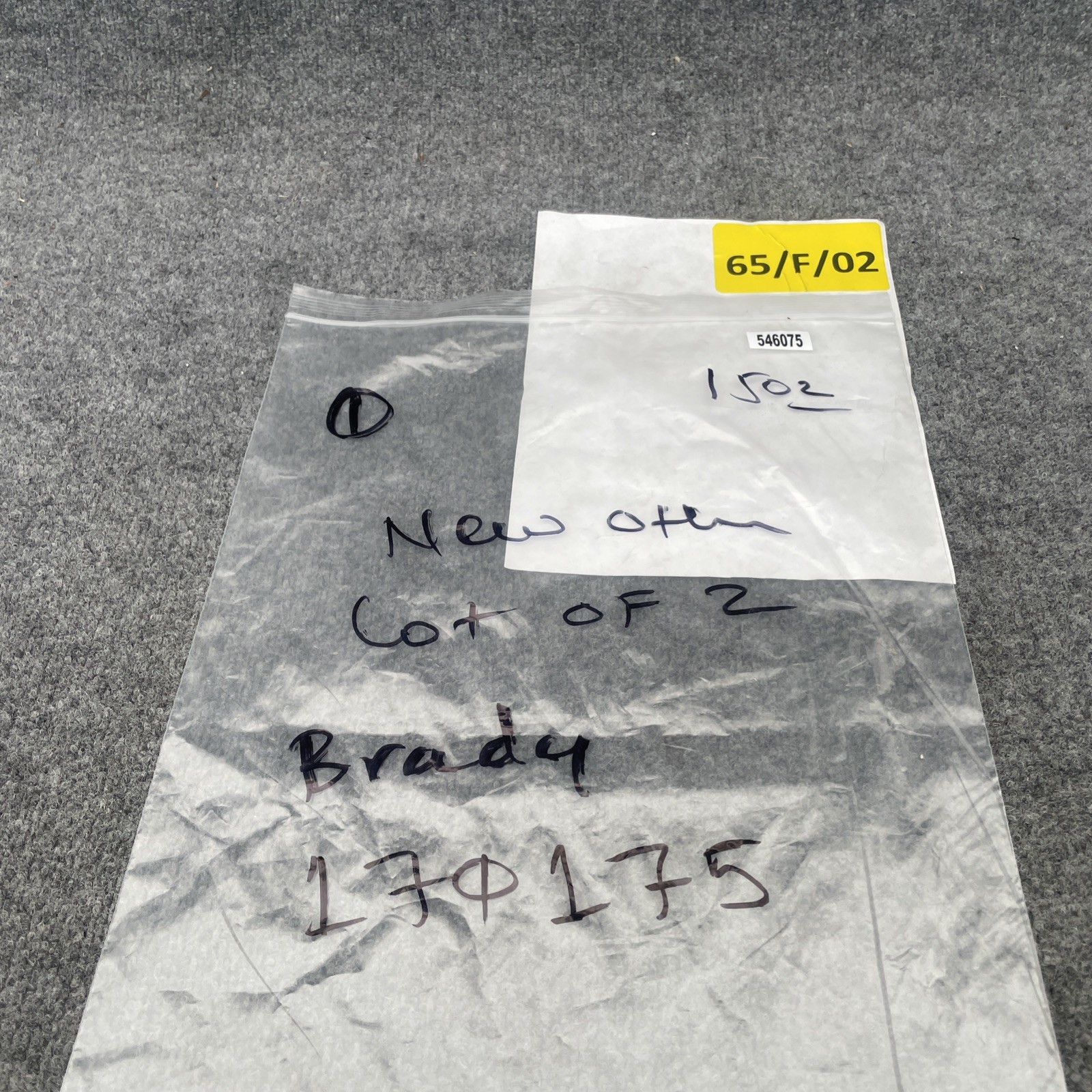 Lot Of 2 – Brady 170175 For The Safety Of Our Customers Sign, 170175 New Other