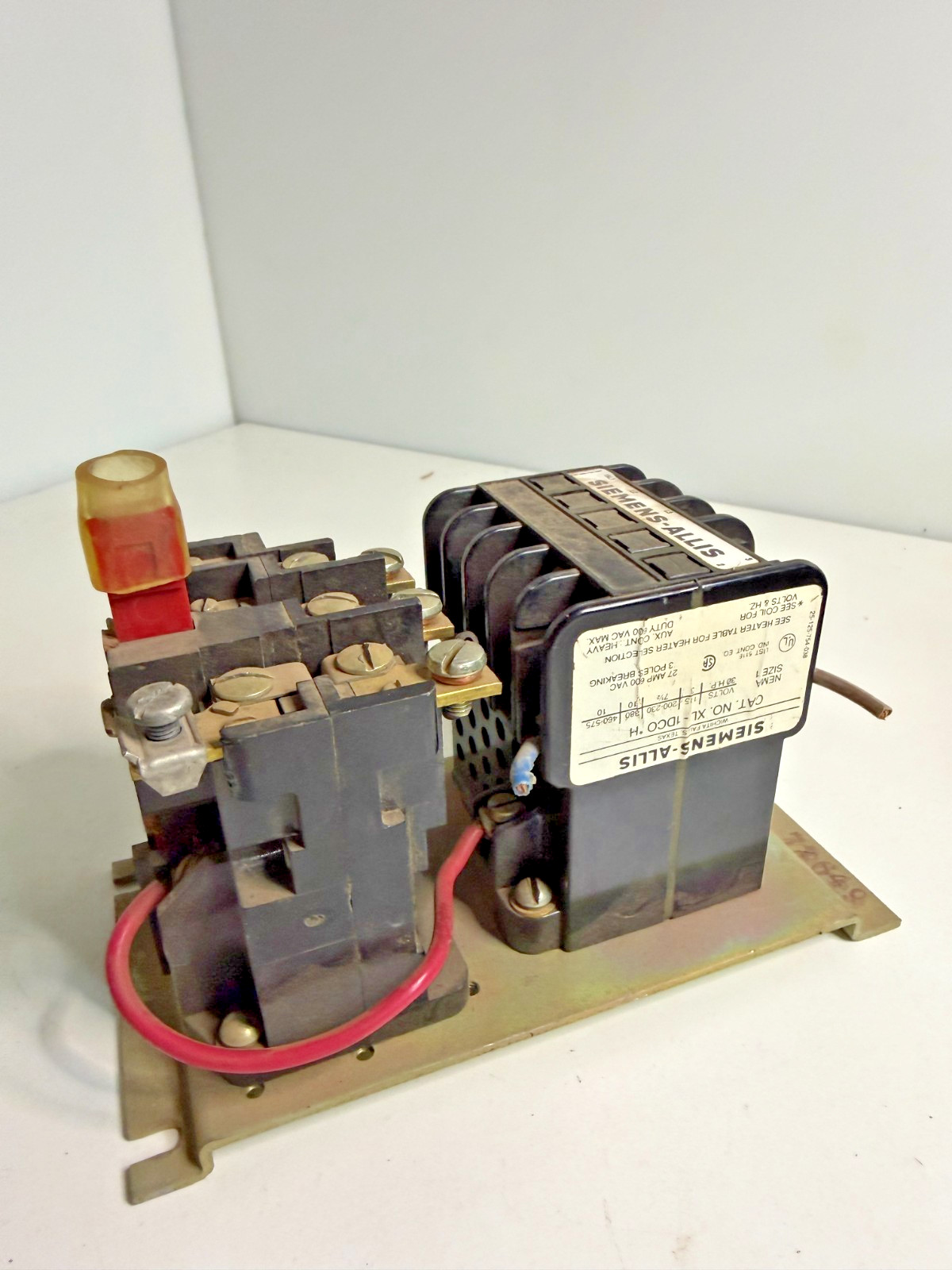 Siemens Allis XL-1DCO H 27 AMP, 600 VAC 3 Poles, AN13X, E19223, Heavy Duty