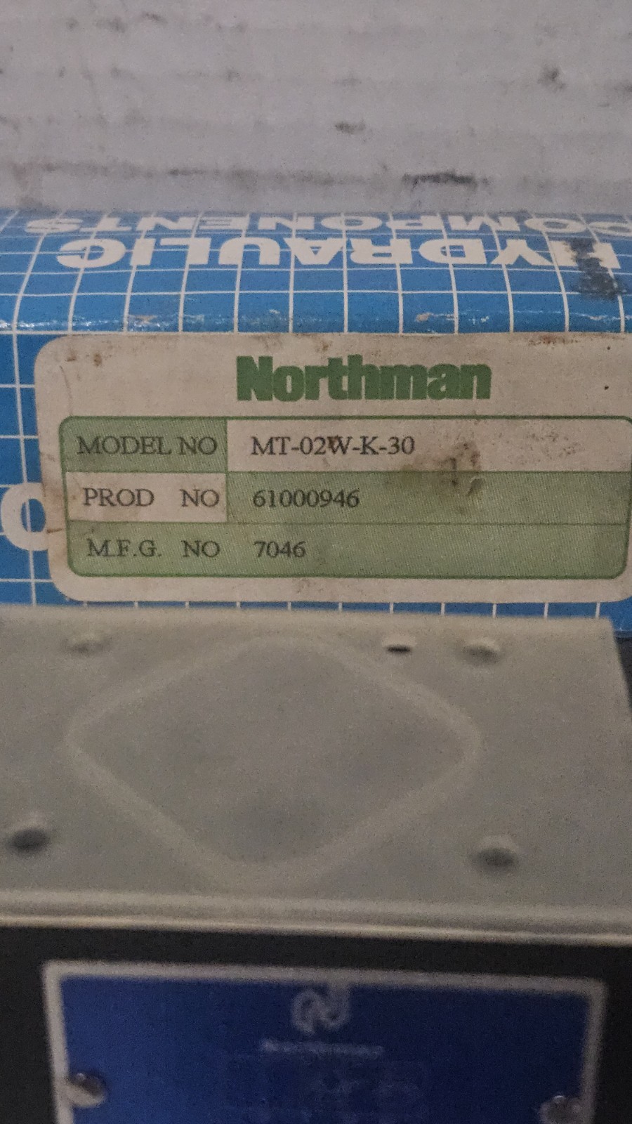 Northman MT-02W-K-30 Hydraulic Modular Flow Control Valve NG6 CETOP 3 Sandwich
