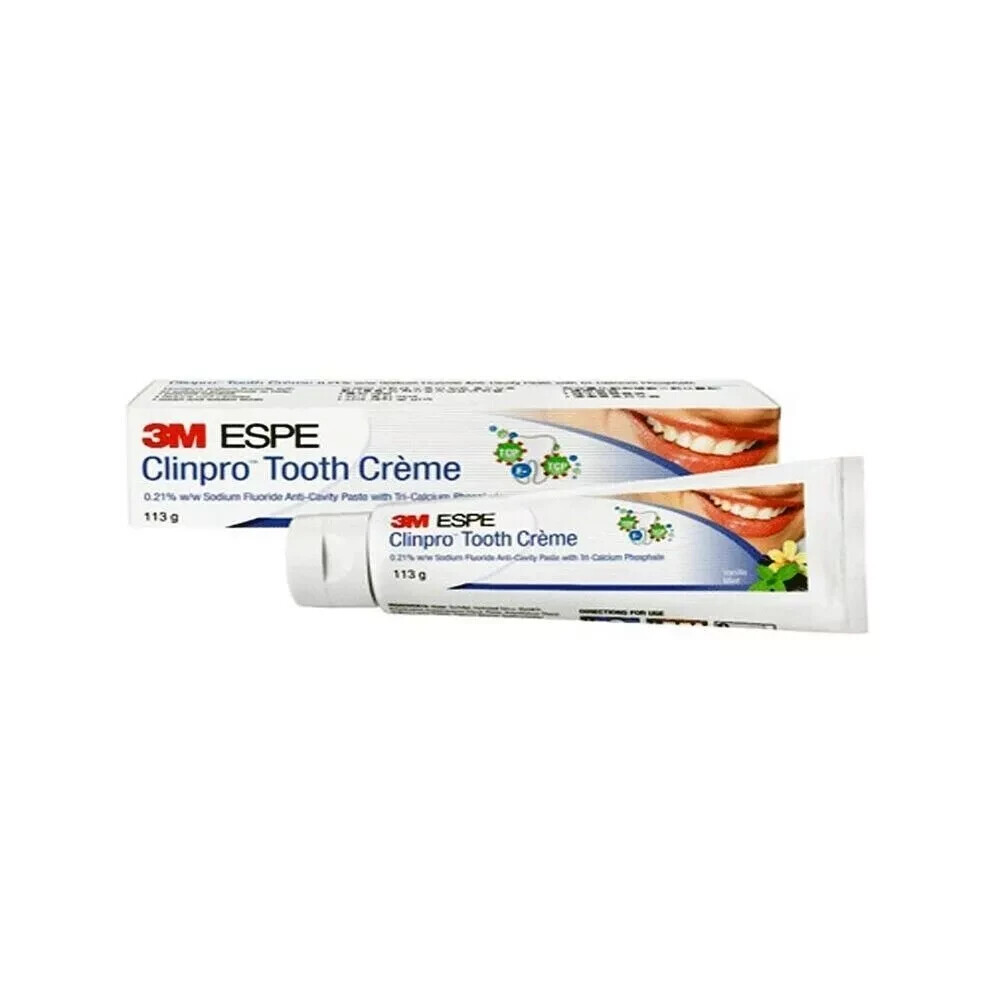 5X 3M ESPE Clinpro Tooth Creme Toothpaste Spear Mint Anti-Cavity. FS.