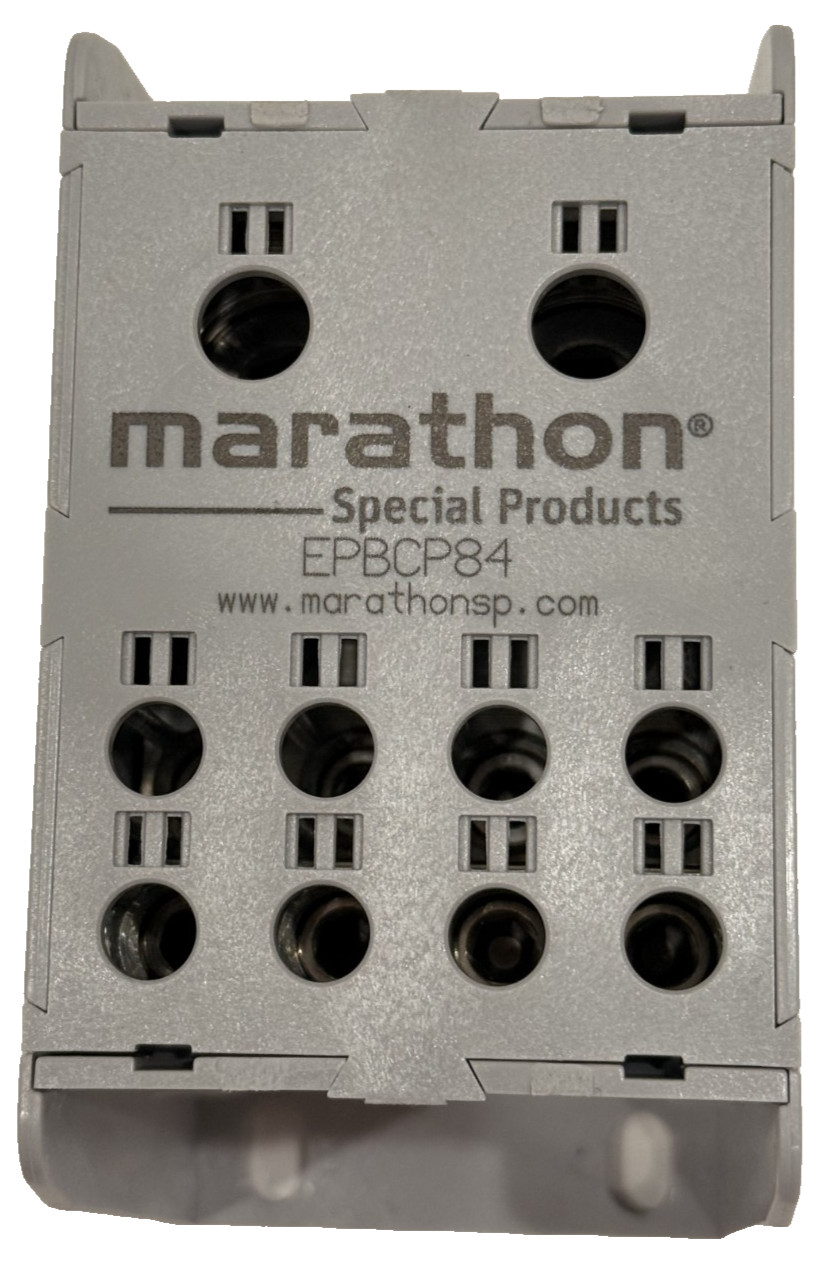 BOX OF 3 NEW MARATHON EPBCP84 POWER DISTRIBUTION BLOCKS THERMOPLASTIC INSULATOR