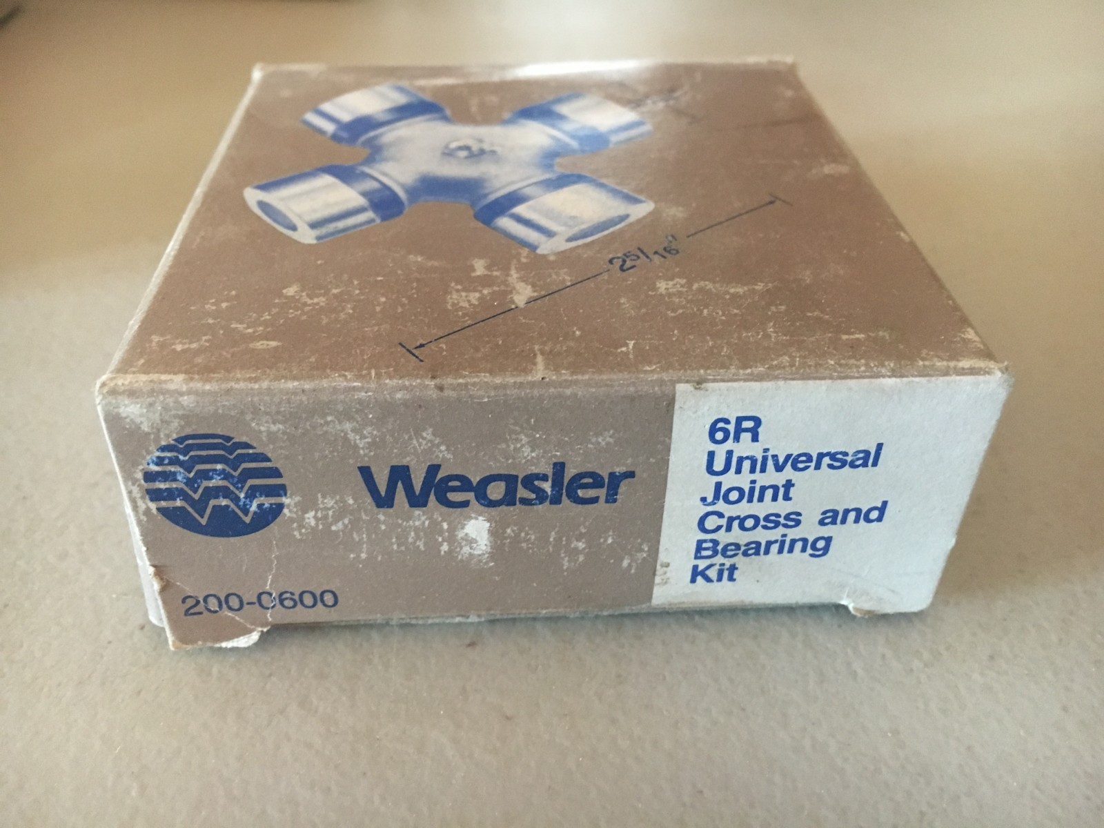 Weasler 6R Universal Joint Cross & Bearing Kit 200-0600 Sealed ~ Gravely 12134
