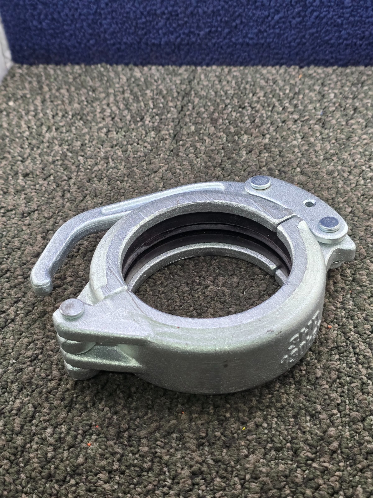 3-inch Heavy Duty Concrete Pumping Hose Adjustable Snap Clamp Cast Steel 130 Bar