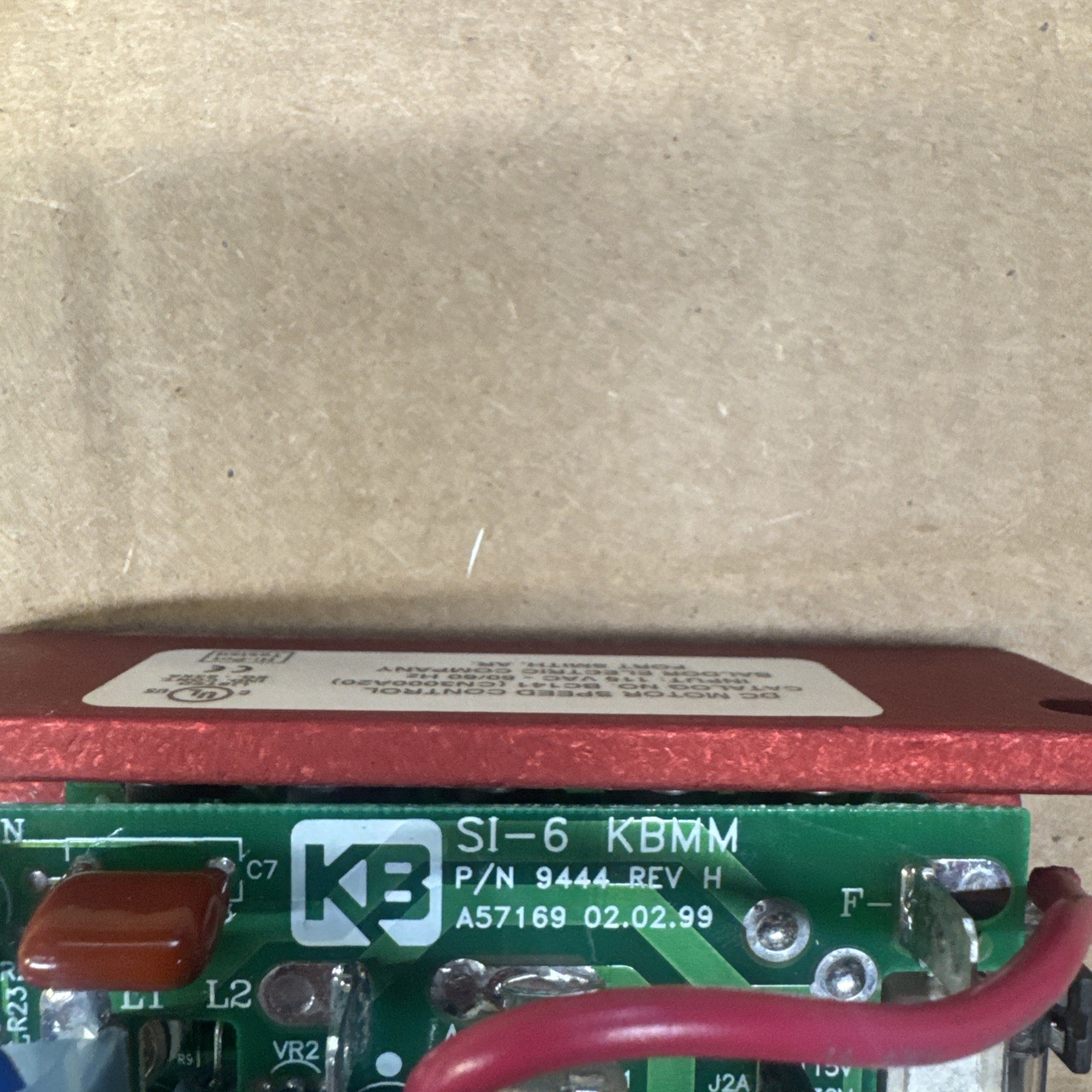 Baldor BC141 PCB Board CN3000A20 KBMM SI-6 9444 Motor Speed Control Module
