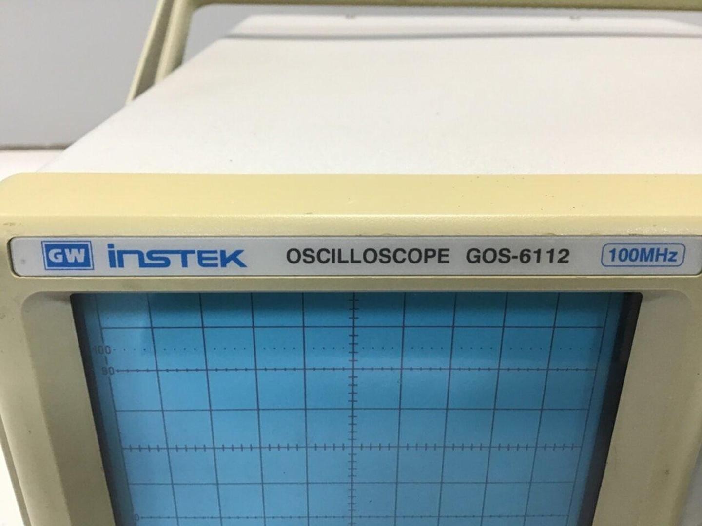 GW INSTEK Oscilloscope GOS-6112 Used #107449
