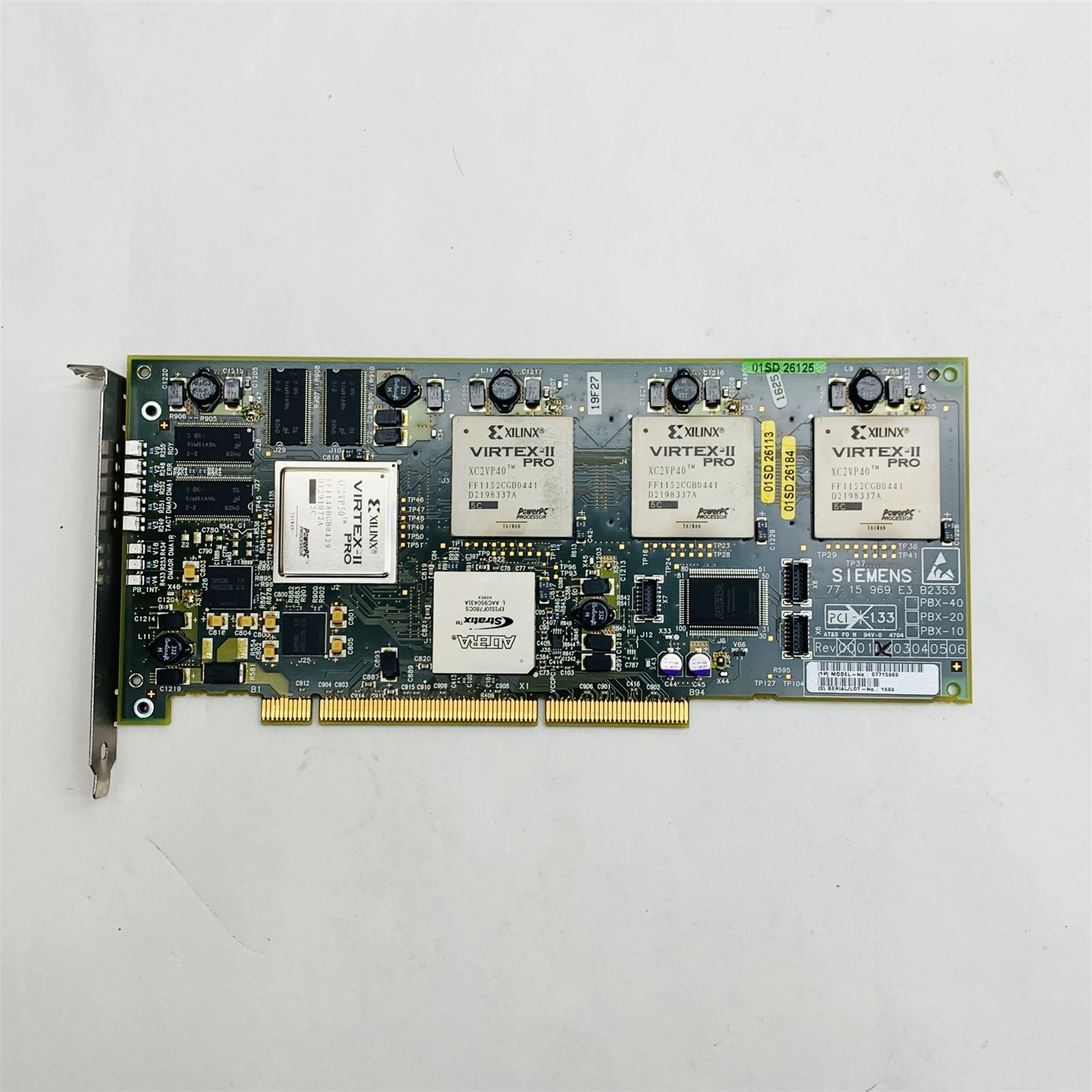 Siemens 07715969 PCIe Virtex-II Pro Board Controller PBX-10/20/40 B2353 Module