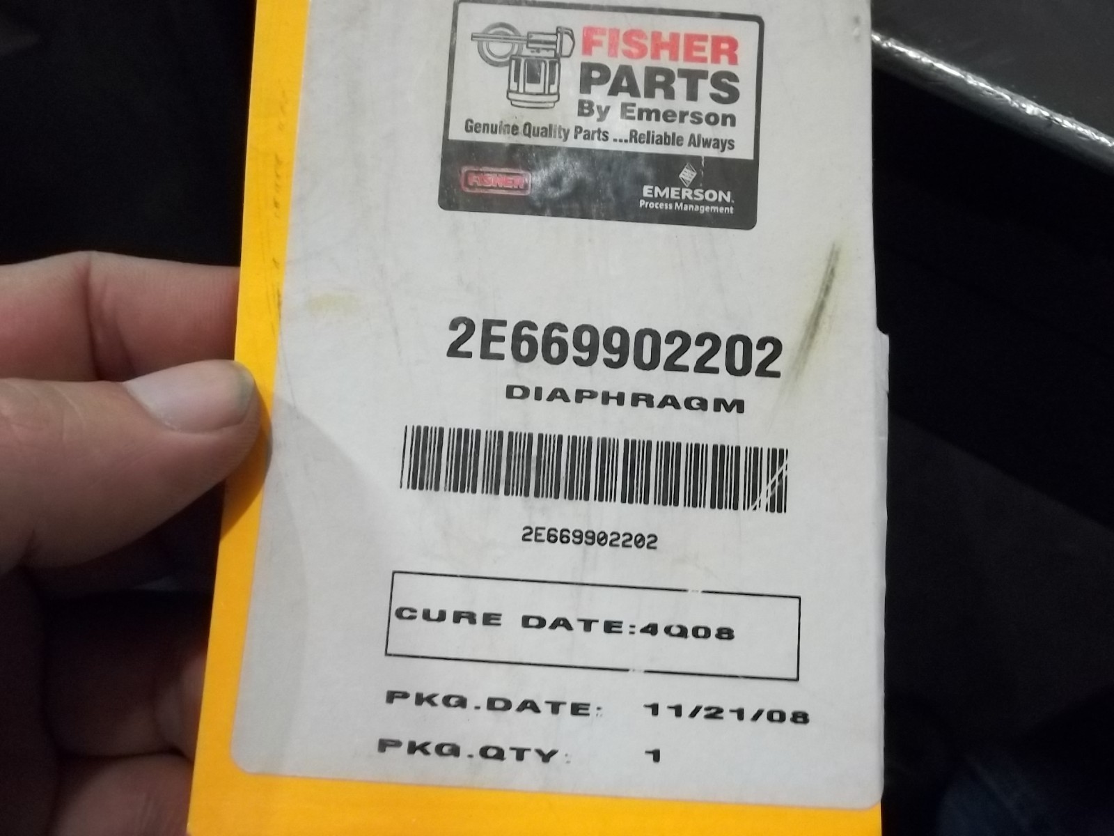 FISHER 2E669902202 DIAPHRAGM (406)