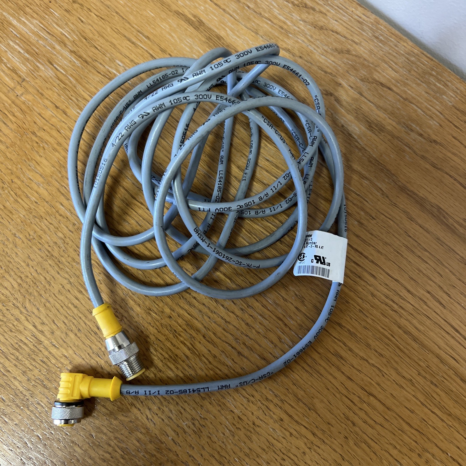 Turck WK 4.4T-3-RS 4.4T Male / Female U2231-3 Cable