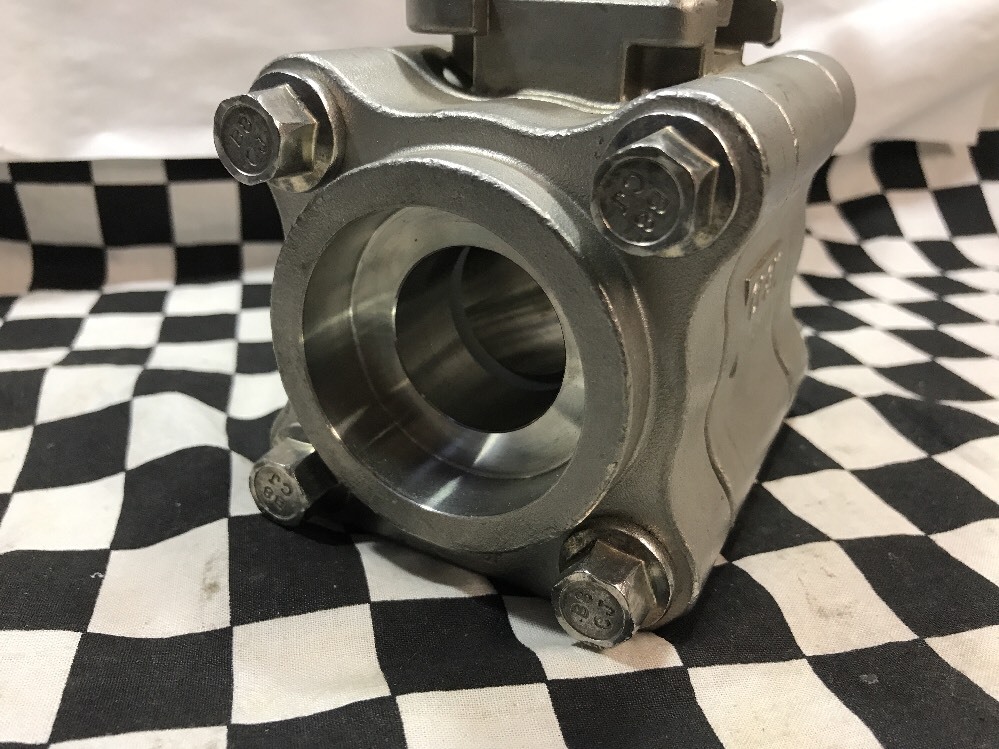 Jamesbury 1-1/2″ Value-Line Ball Valve Socket Weld Ends,CF8M, SHIPSAMEDAY#1375B2