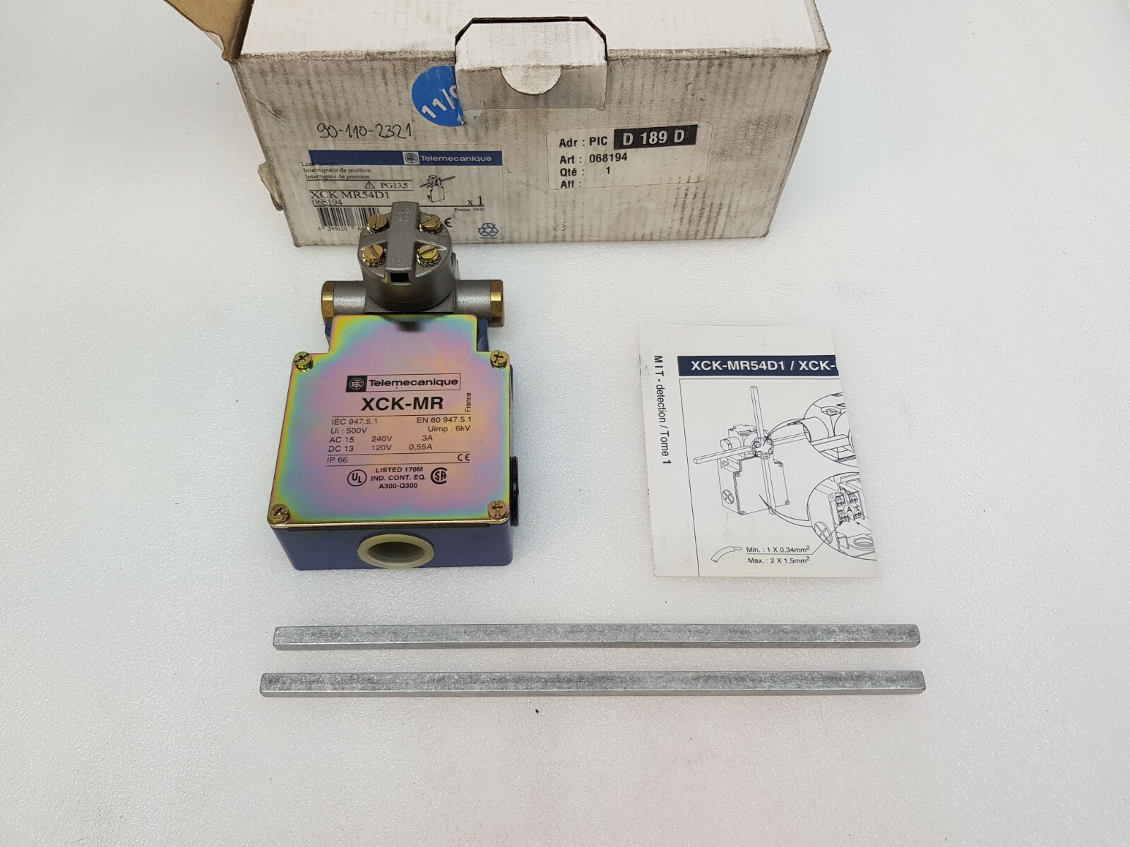 TELEMECANIQUE XCK MR54D1, 068194 LIMIT SWITCH