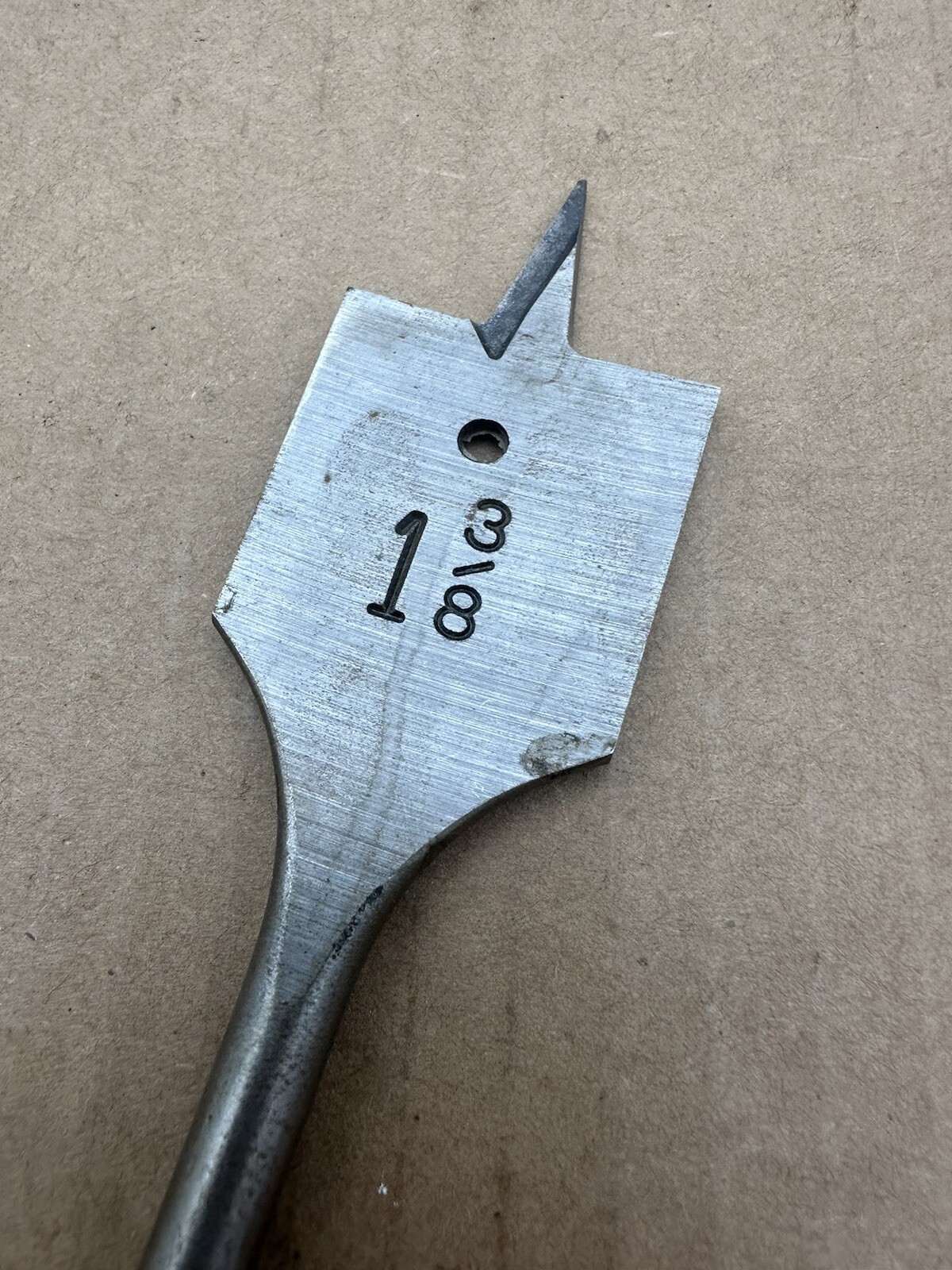 Vintage Irwin Wood Boring Electric Drill Bit Tool “88-PLUS” 1-3/8″ x 6″ Made USA