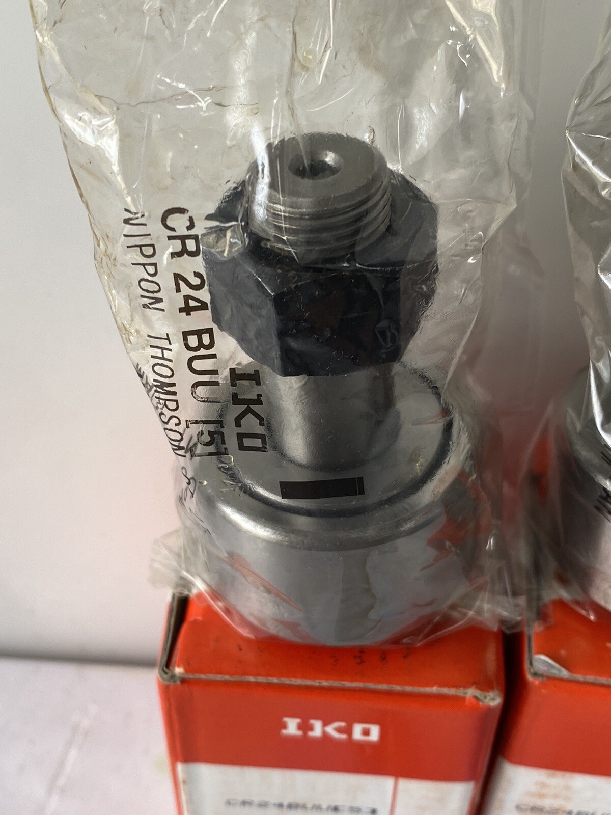 Lot Of 2 IKO CR24BUU, Cam Follower,Flat,1 1/2″ Roller DIA,7/8″ Roller New In Box