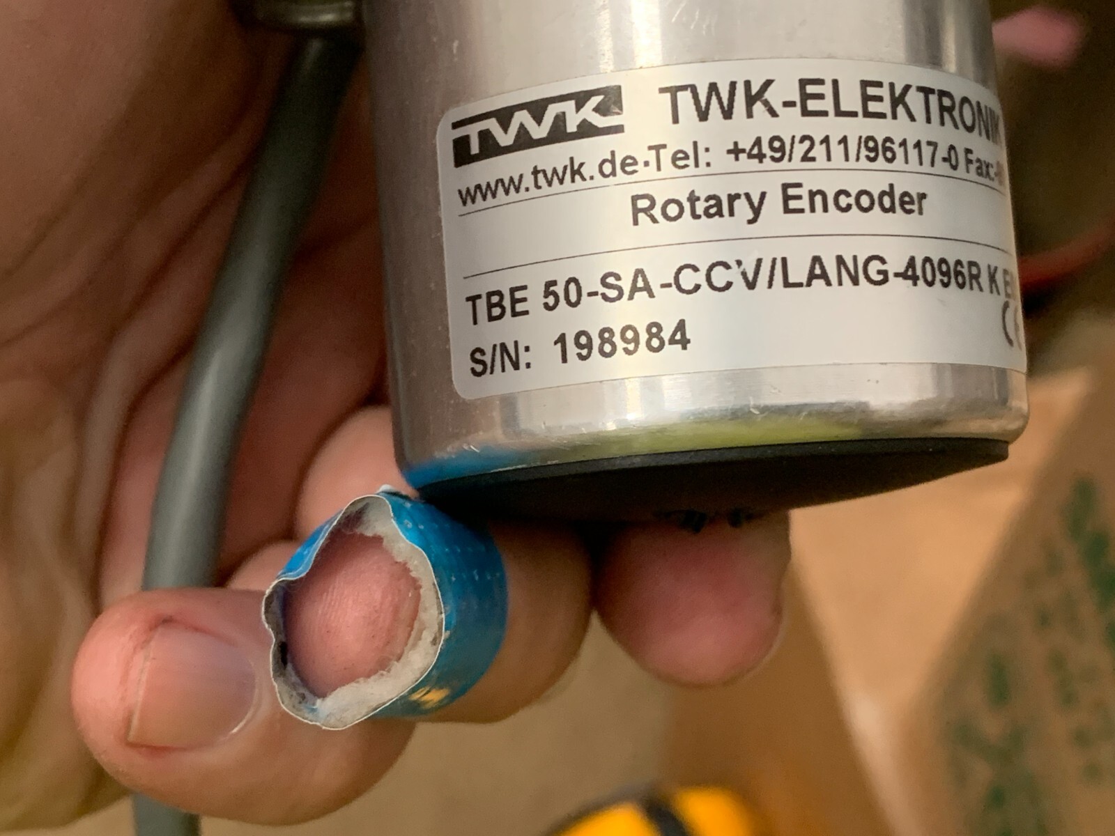 TWK-Elektronik Rotary Encoder TBE 50-SA-CCV/LAND-4096R K E05