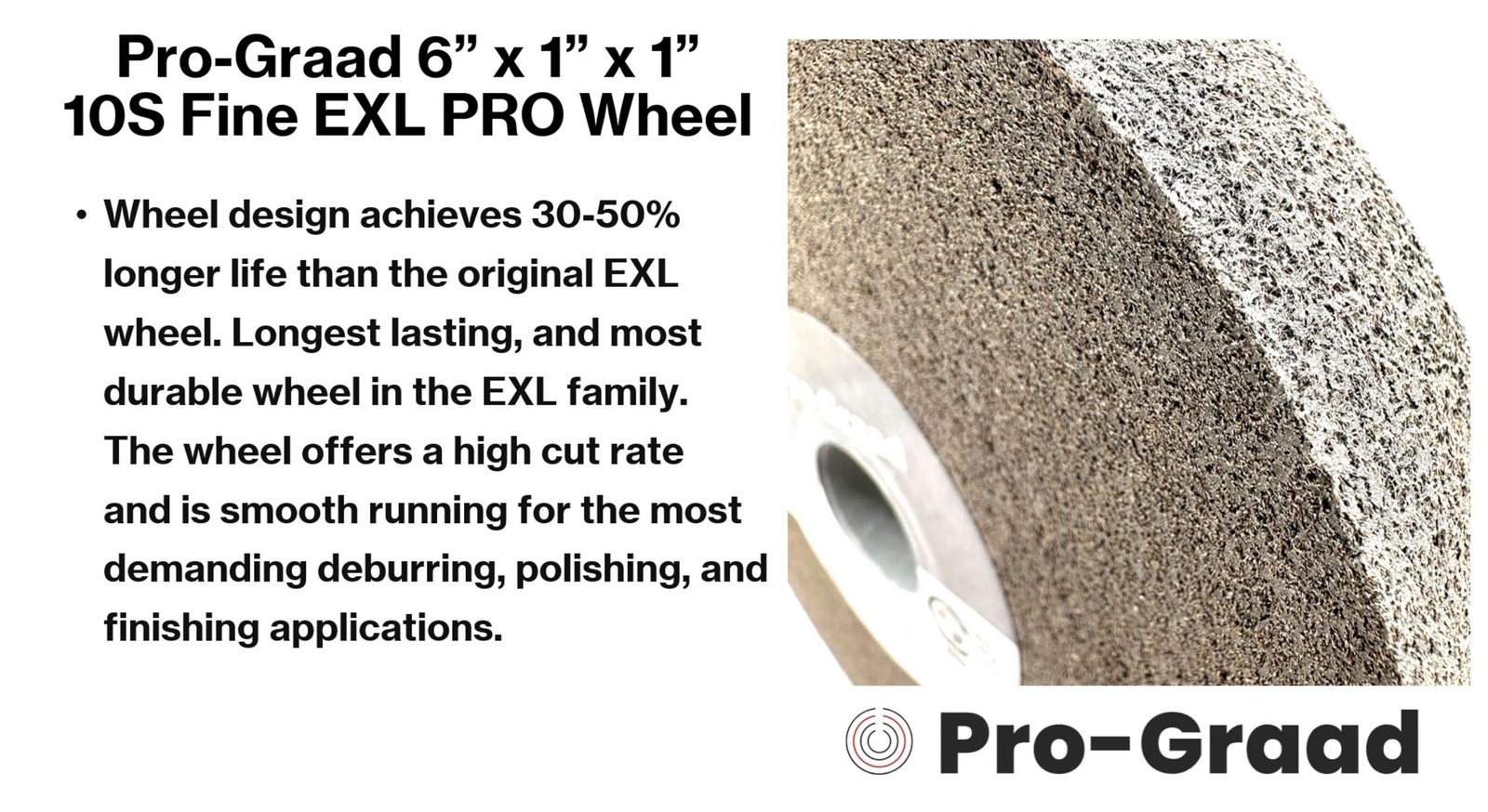 Pro-Graad 10S Fine EXL PRO Convolute Deburring Wheel – Metal Deburring,…