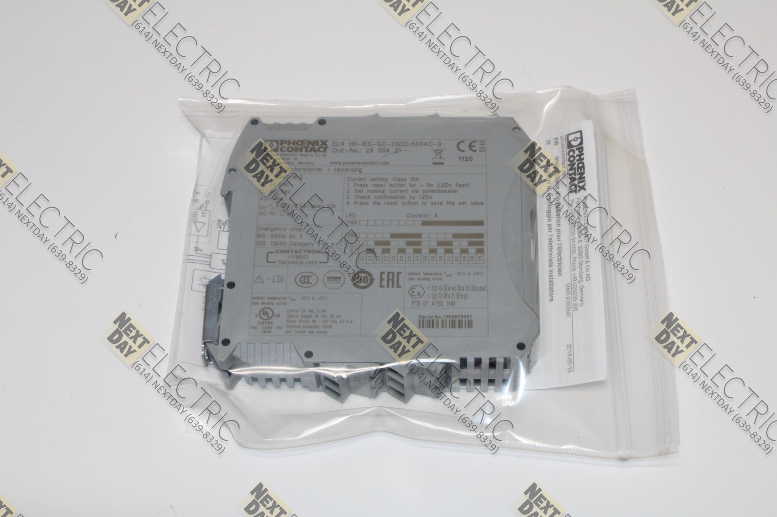 Phoenix Contact, ELR H5-IES-SC-24DC/500AC-9, 29 004 21, Hybrid Motorstarter OEM